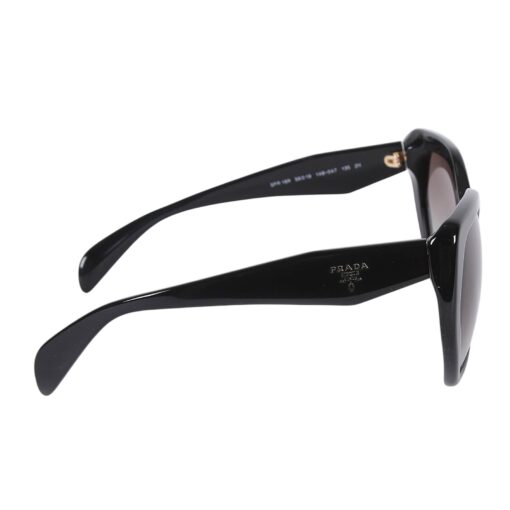 PRADA Feminine Frame Oversized Sunglasses Black - Image 6