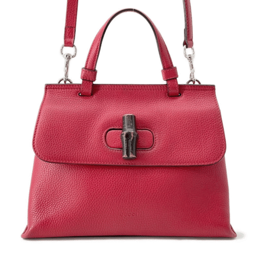 Gucci Small Bamboo Daily Tote Crossbody bag. - Image 11
