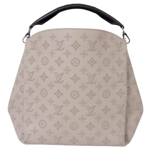 Louis Vuitton Babylone PM Hobo Monogram Mahina Galet Shoulder Bag - Image 9