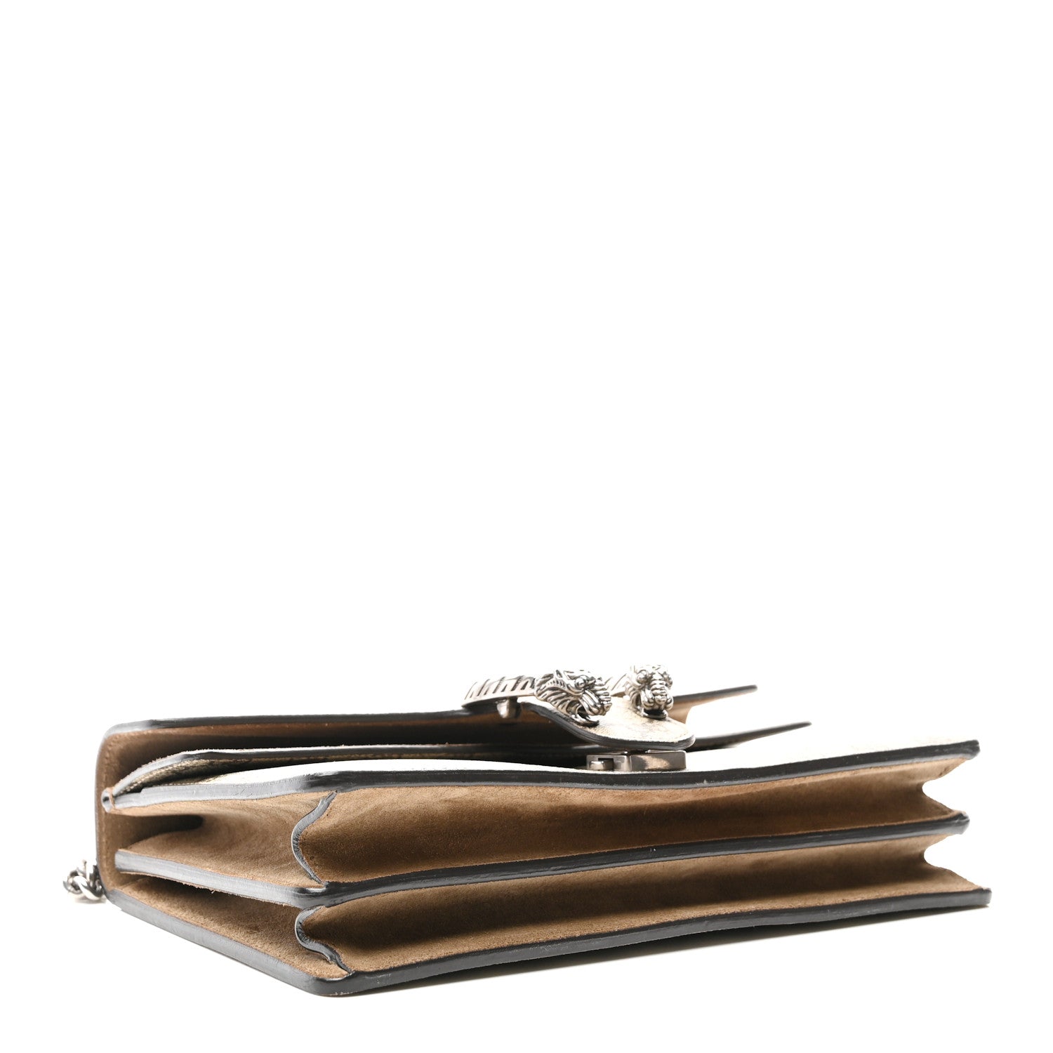 GUCCI GG Supreme Monogram Small Dionysus Shoulder Bag Taupe - Image 5