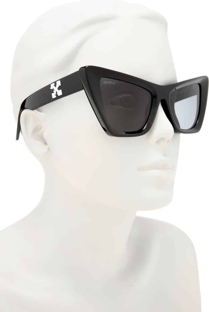 Ladies Off-White Edvard Cat-Eye Sunglasses - Image 10