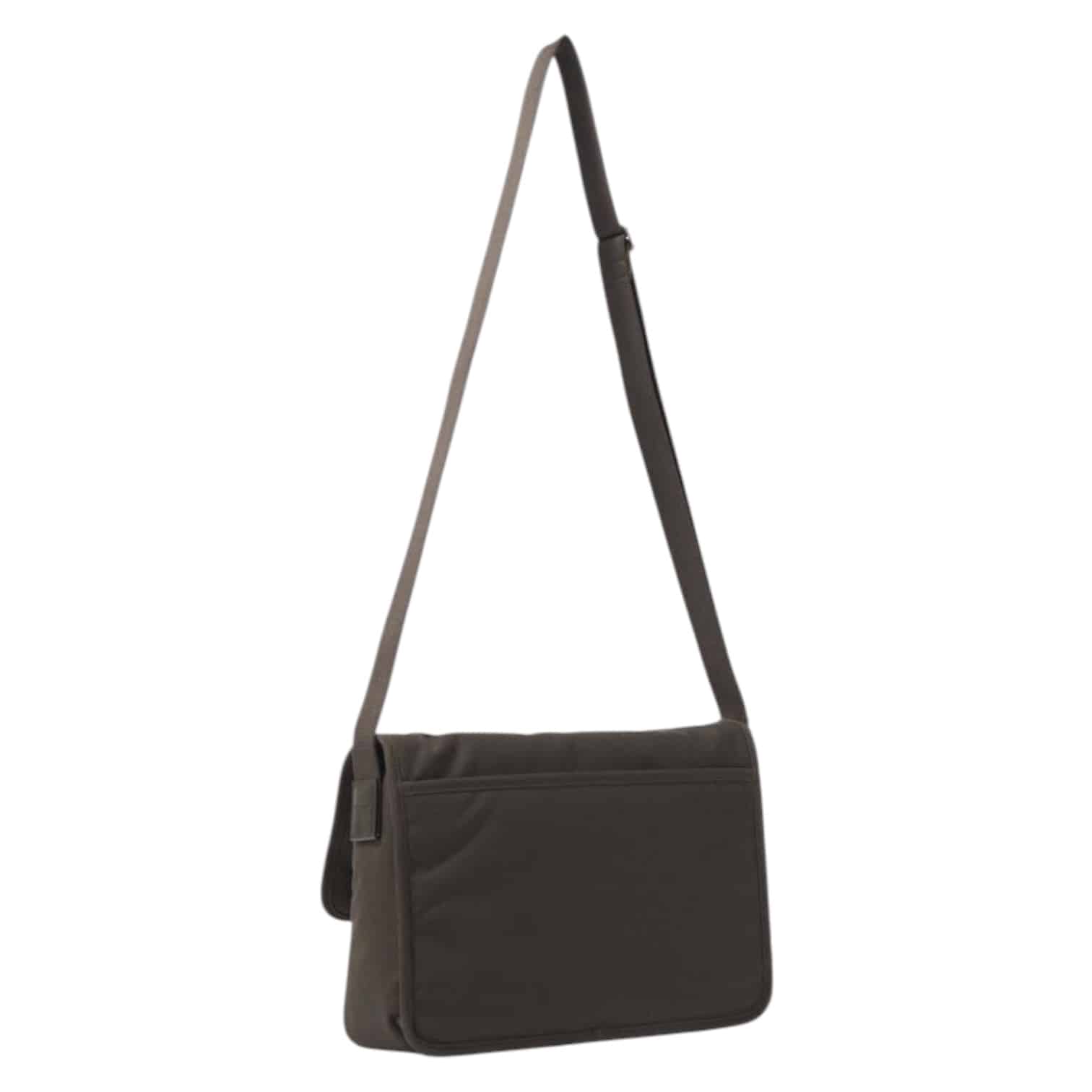 SAINT LAURENT Niki Canvas Messenger Bag in Dark Green. - Image 6