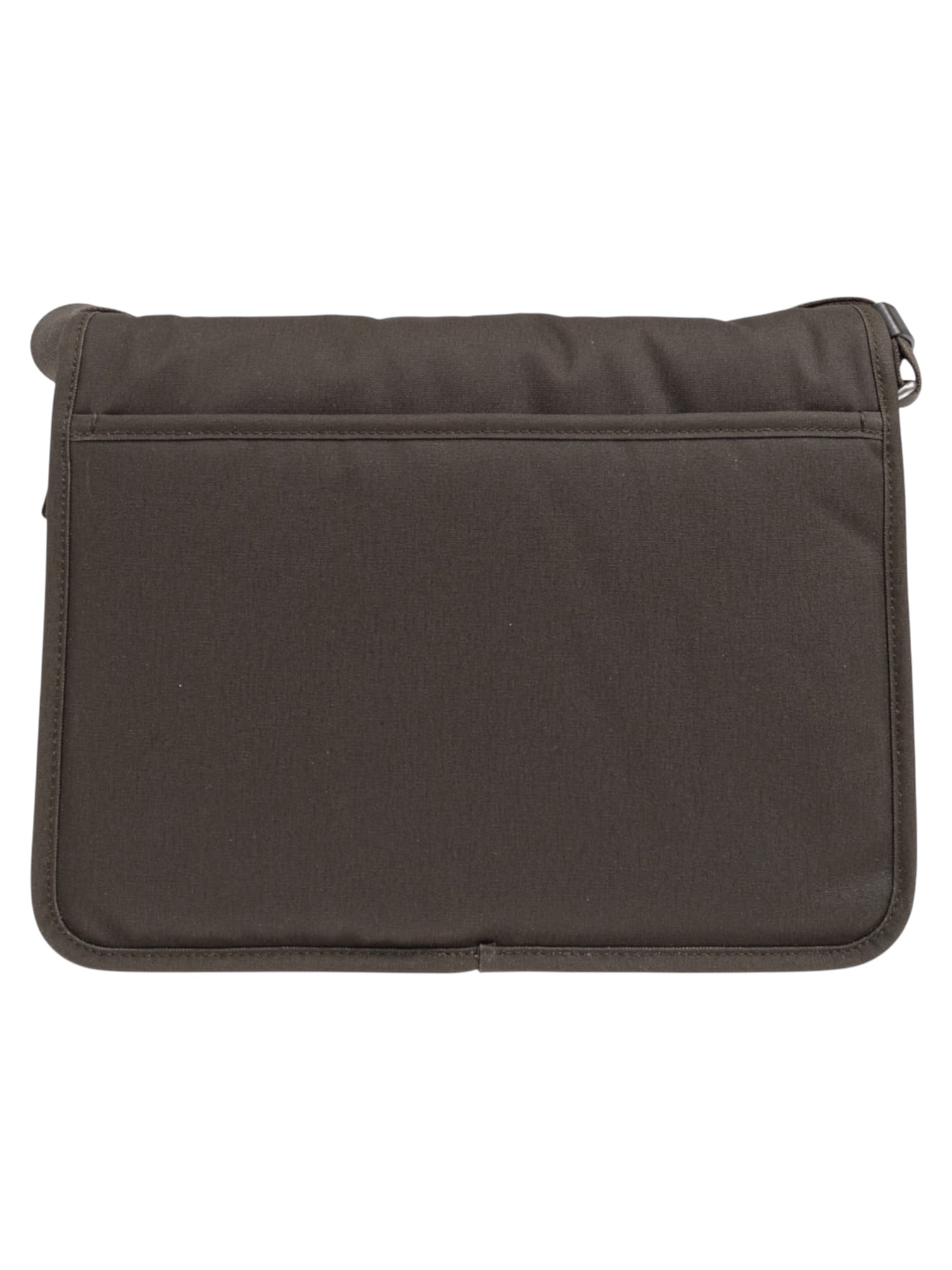 SAINT LAURENT Niki Canvas Messenger Bag in Dark Green. - Image 9