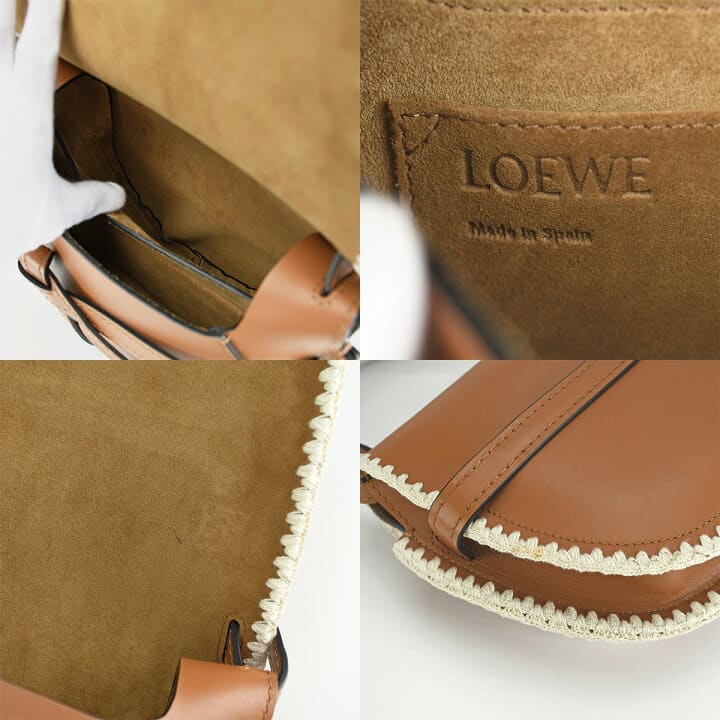 LOEWE Gate Leather Shoulder Crossbody Bag - Image 7