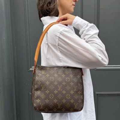 Louis Vuitton Monogram Vintage Looking MM Shoulder Bag