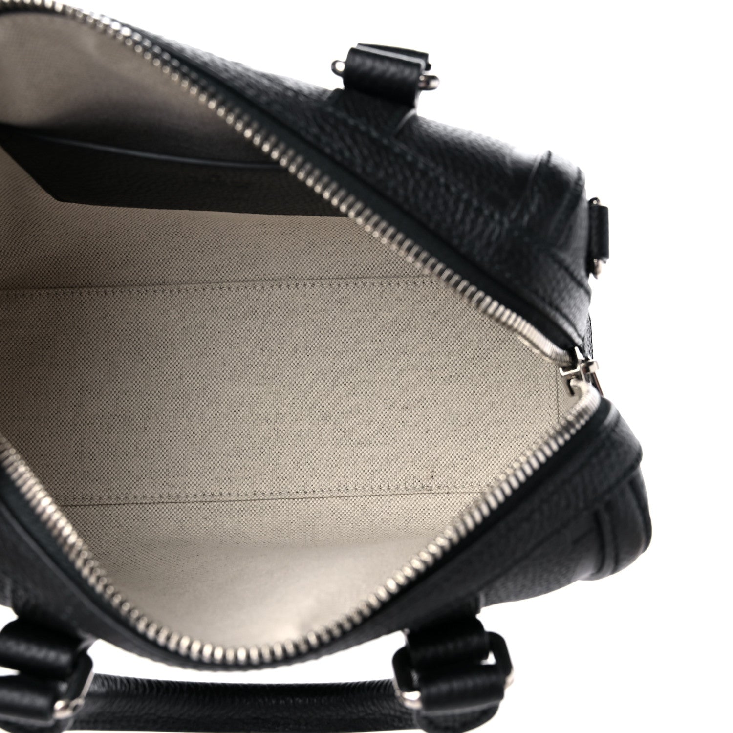 GUCCI Piuma Calfskin Jumbo GG Embossed Mini Duffle Crosbody Bag in Black. - Image 4
