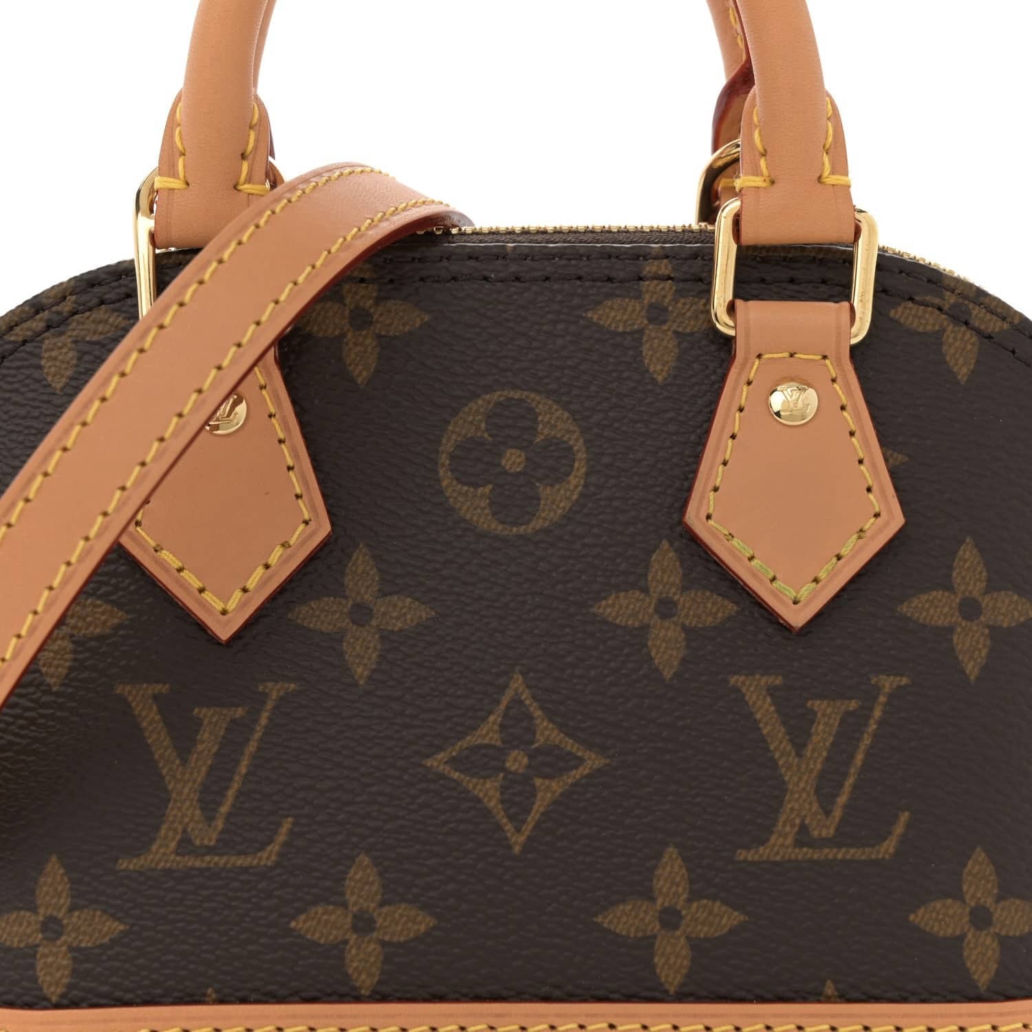 LOUIS VUITTON Monogram Nano Alma Crossbody Bag - Image 4