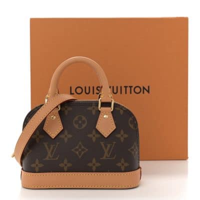LOUIS VUITTON Monogram Nano Alma Crossbody Bag