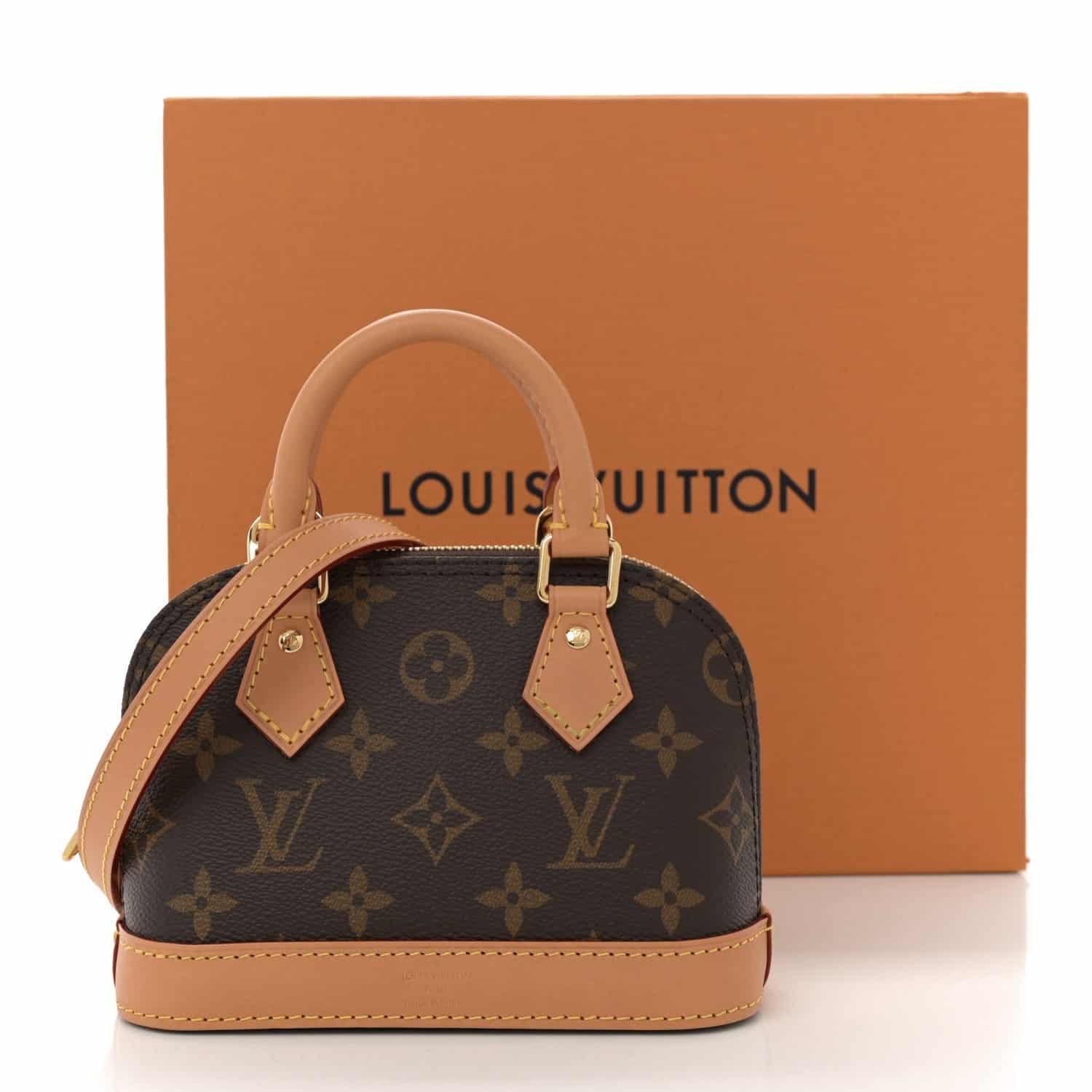 LOUIS VUITTON Monogram Nano Alma Crossbody Bag