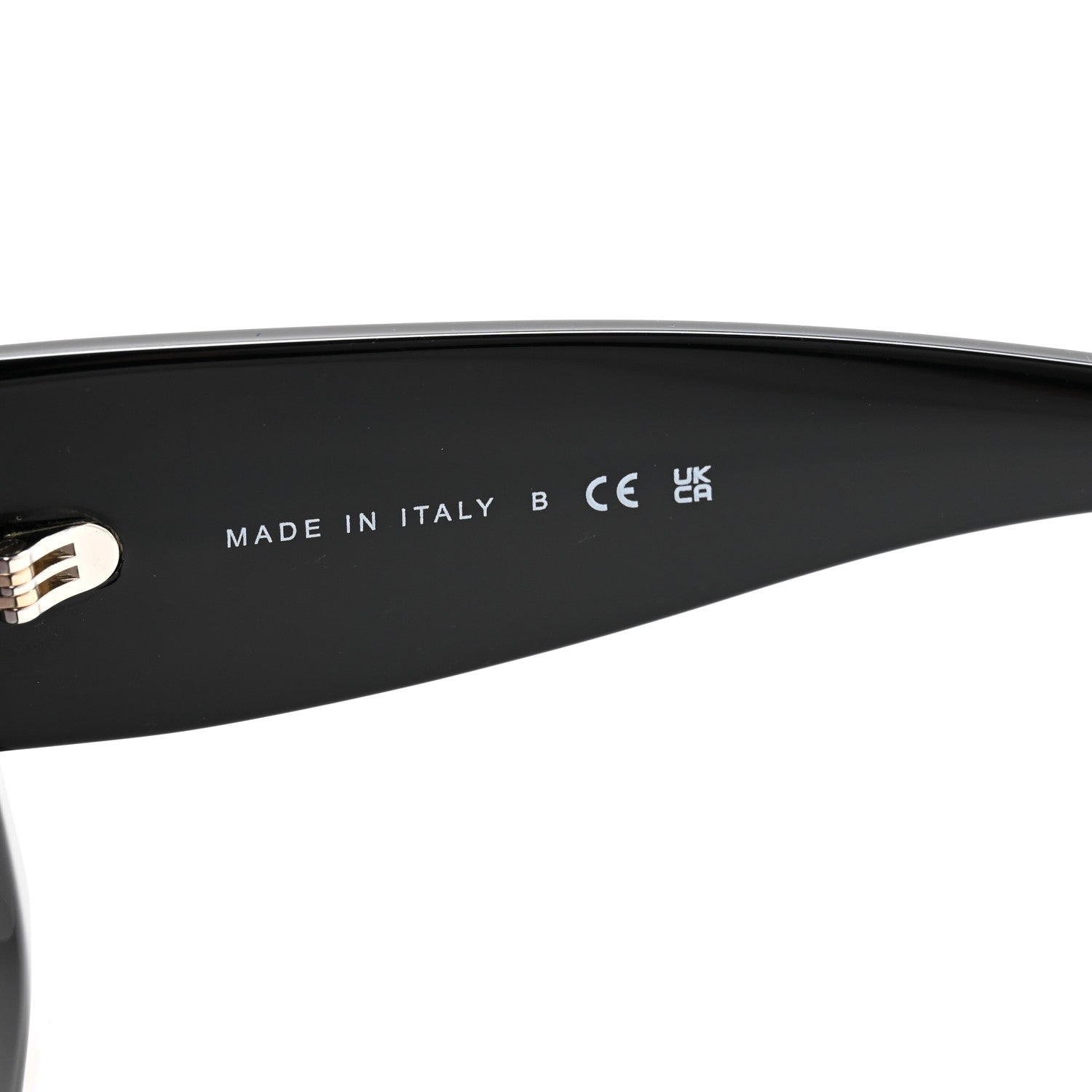 CHANEL Acetate Pearl Rectangle Ladies Sunglasses Black - Image 4