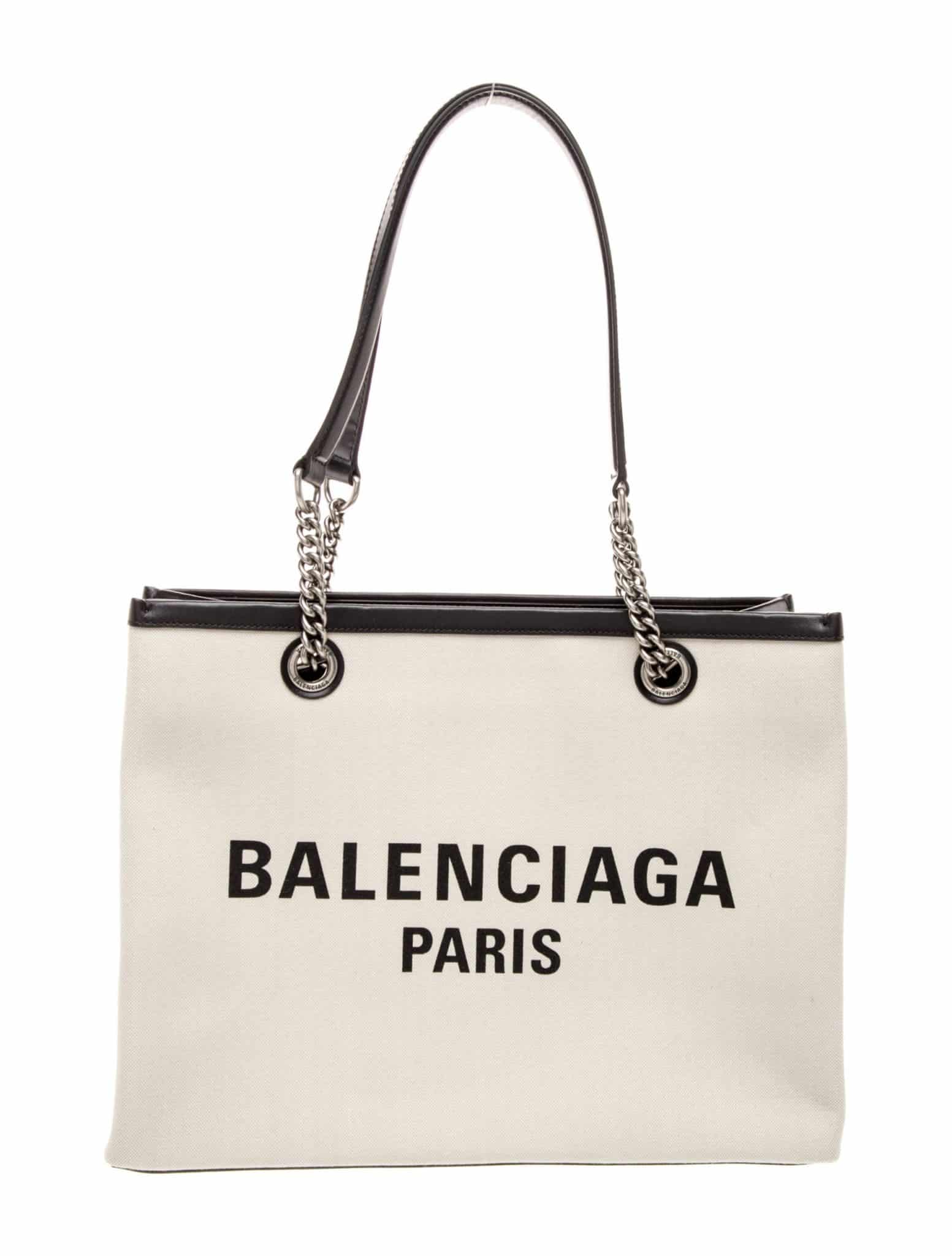 BALENCIAGA Canvas Tote in Beige. - Image 2