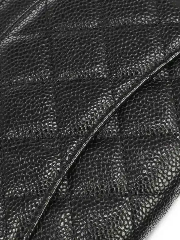 CHANEL Caviar Quilted Wallet On Chain WOC Black - Image 3