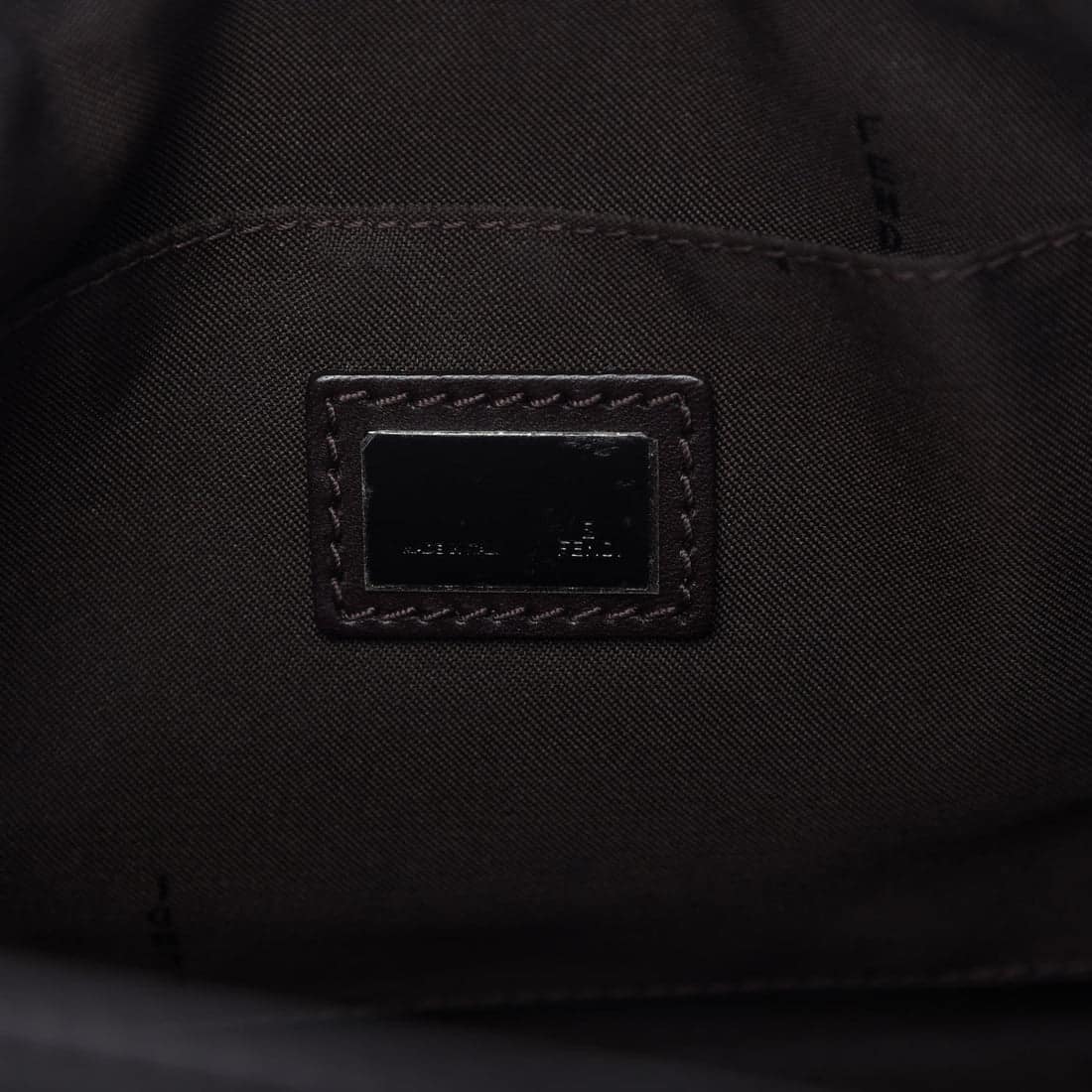 FENDI Zucchino Pochette Beige - Image 9