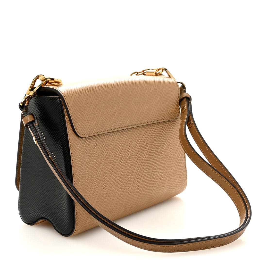 LOUIS VUITTON Epi Twist Shoulder Crossbody Bag MM Camel - Image 5