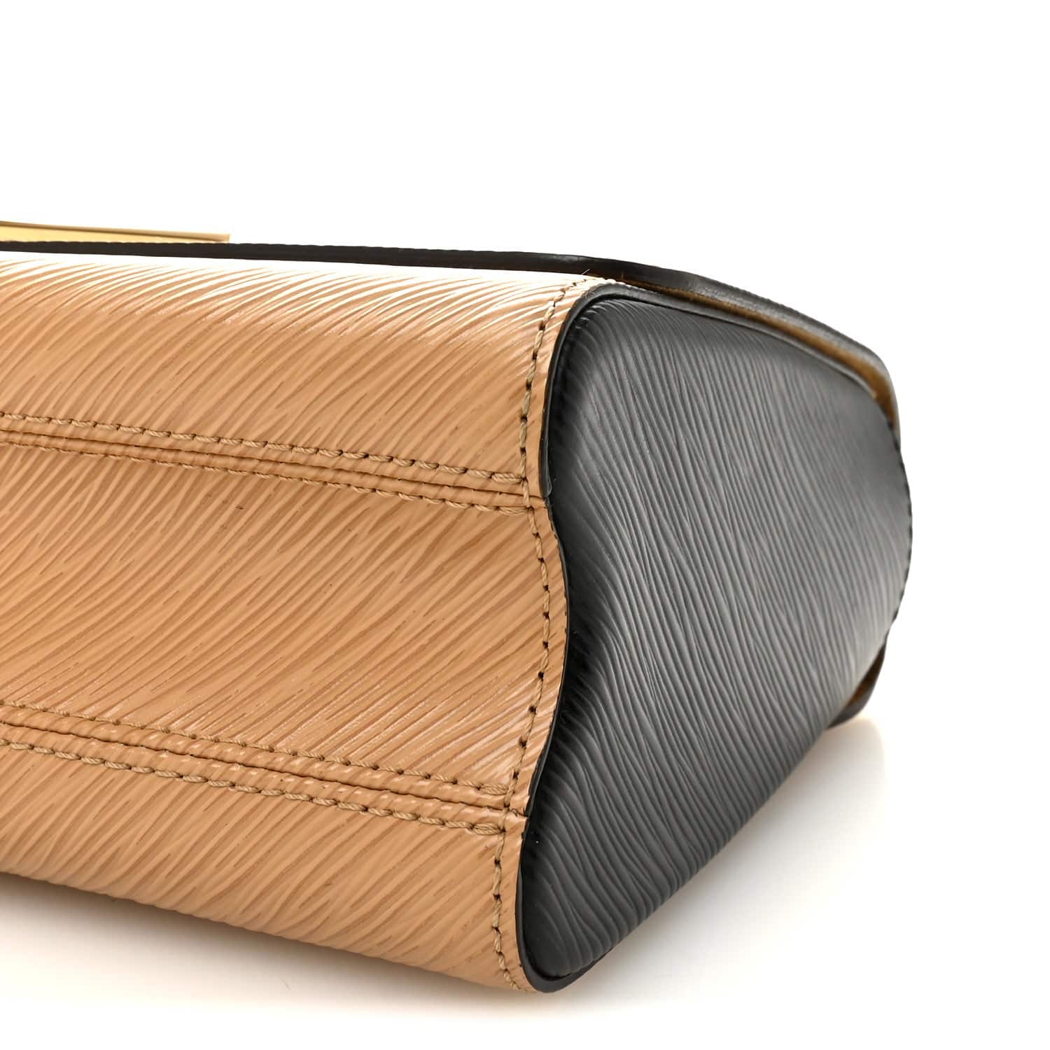 LOUIS VUITTON Epi Twist Shoulder Crossbody Bag MM Camel - Image 9