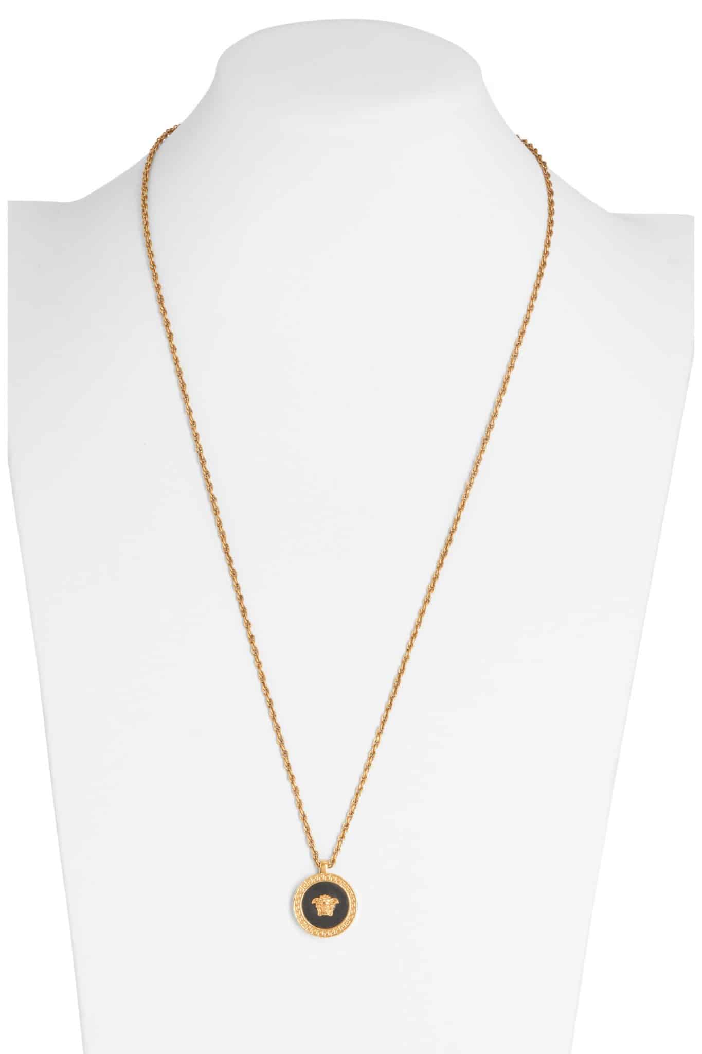 Versace Medusa Head Pendant Necklace - Image 2