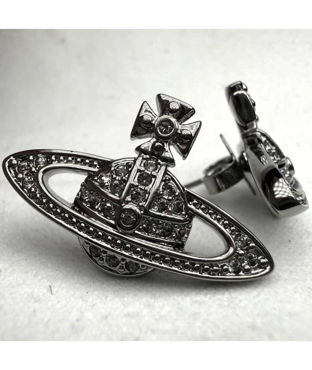 Vivienne Westwood Mini Bas Relief Earrings. - Image 2