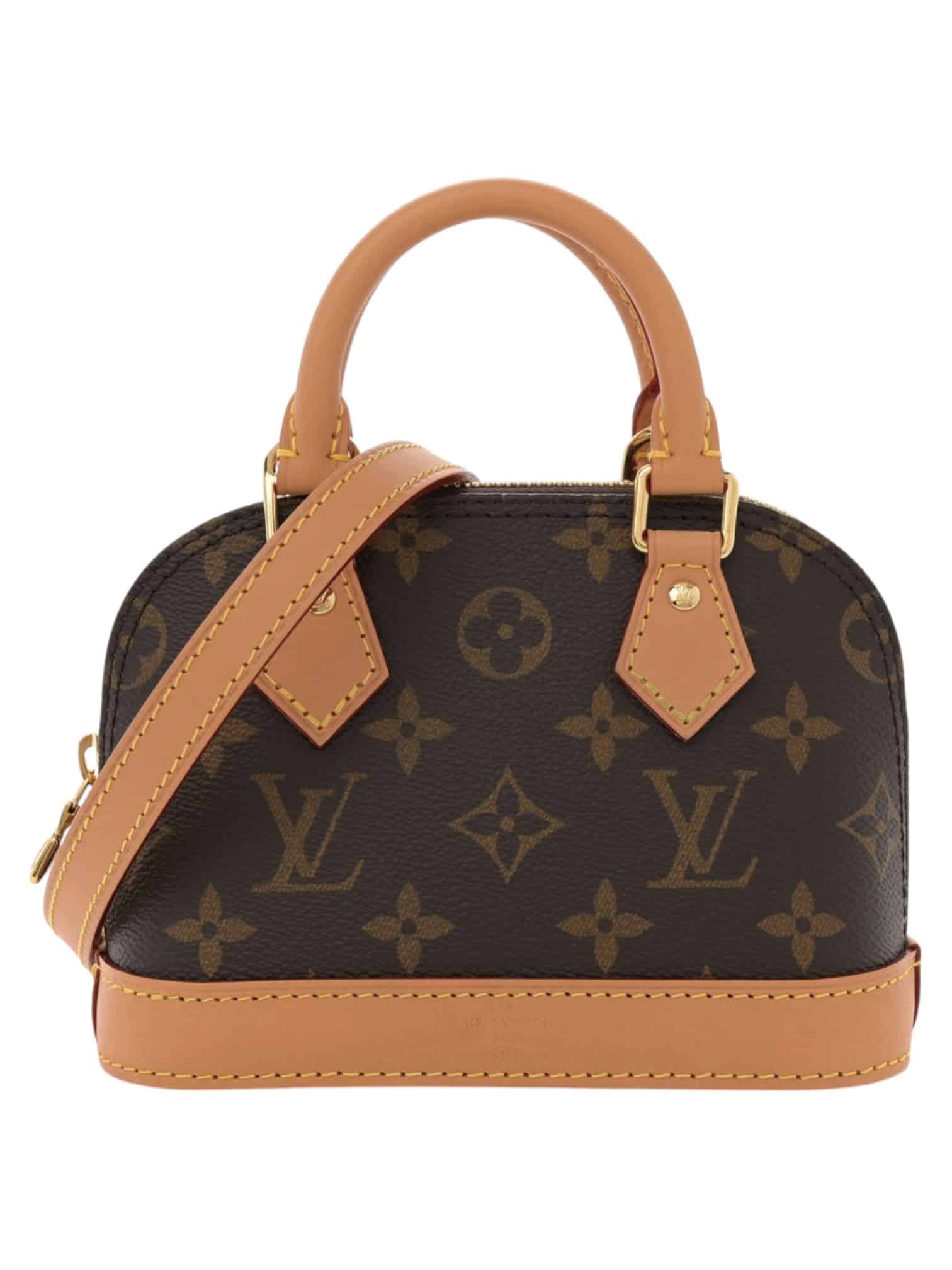 LOUIS VUITTON Monogram Nano Alma Crossbody Bag - Image 8