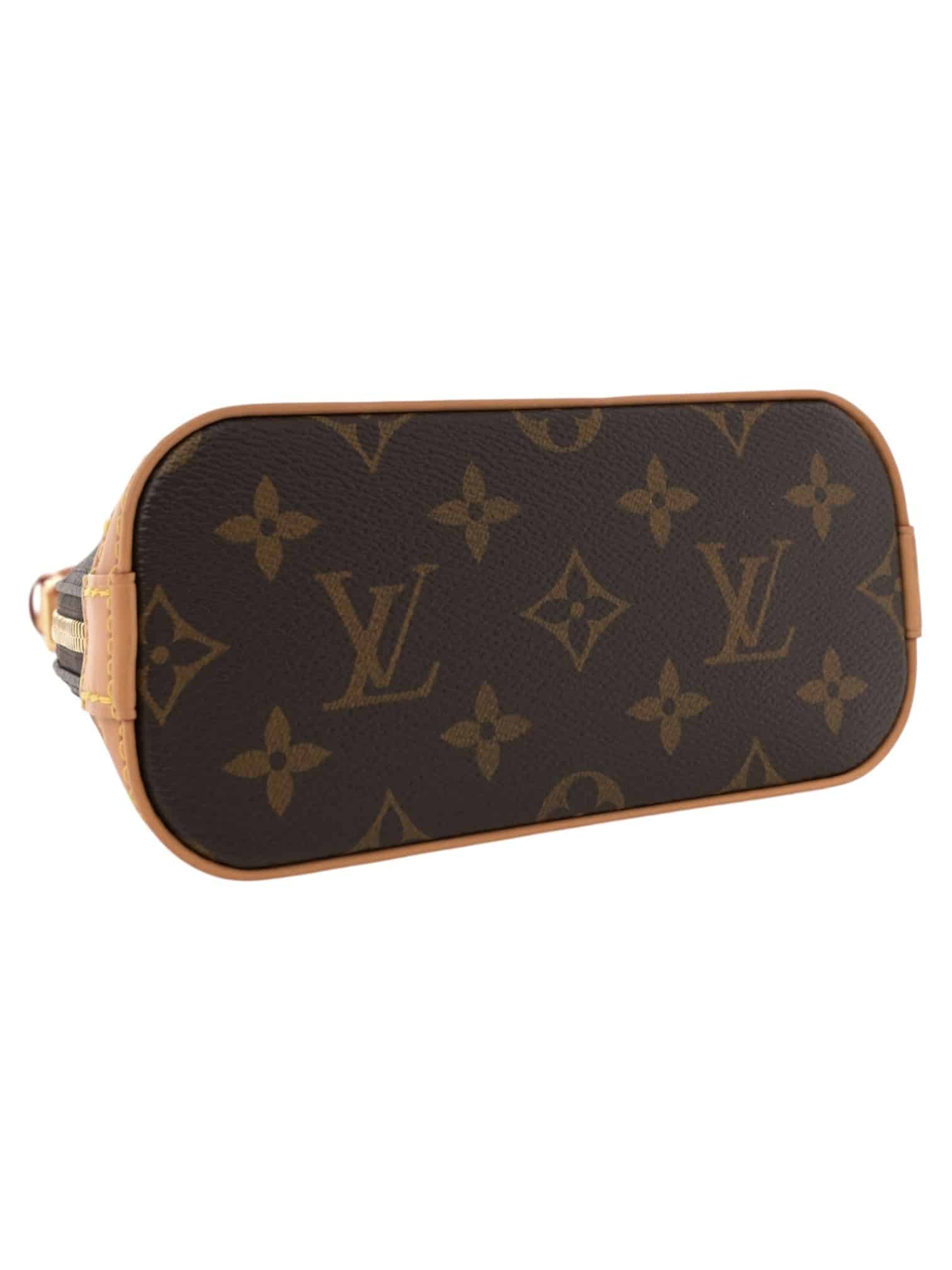 LOUIS VUITTON Monogram Nano Alma Crossbody Bag - Image 9