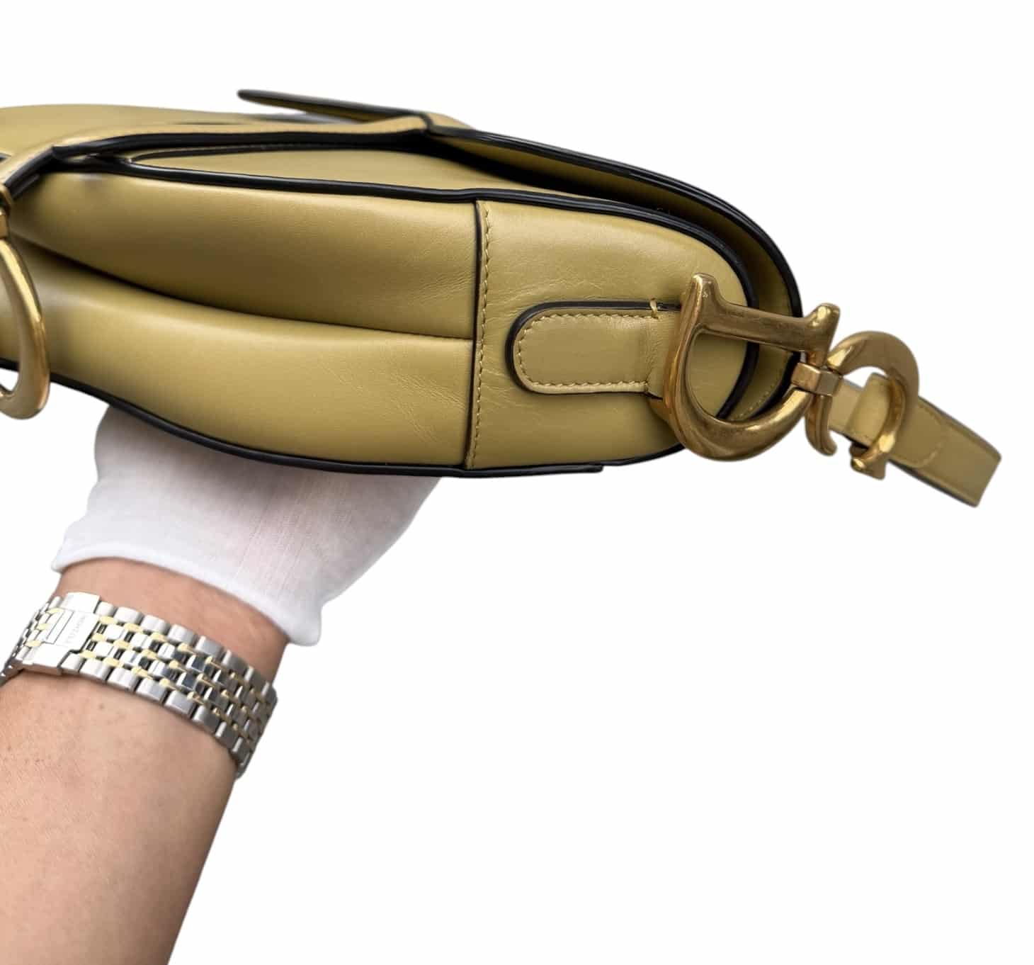 DIOR Saddle Medium Lambskin Shoulder Bag - Image 8