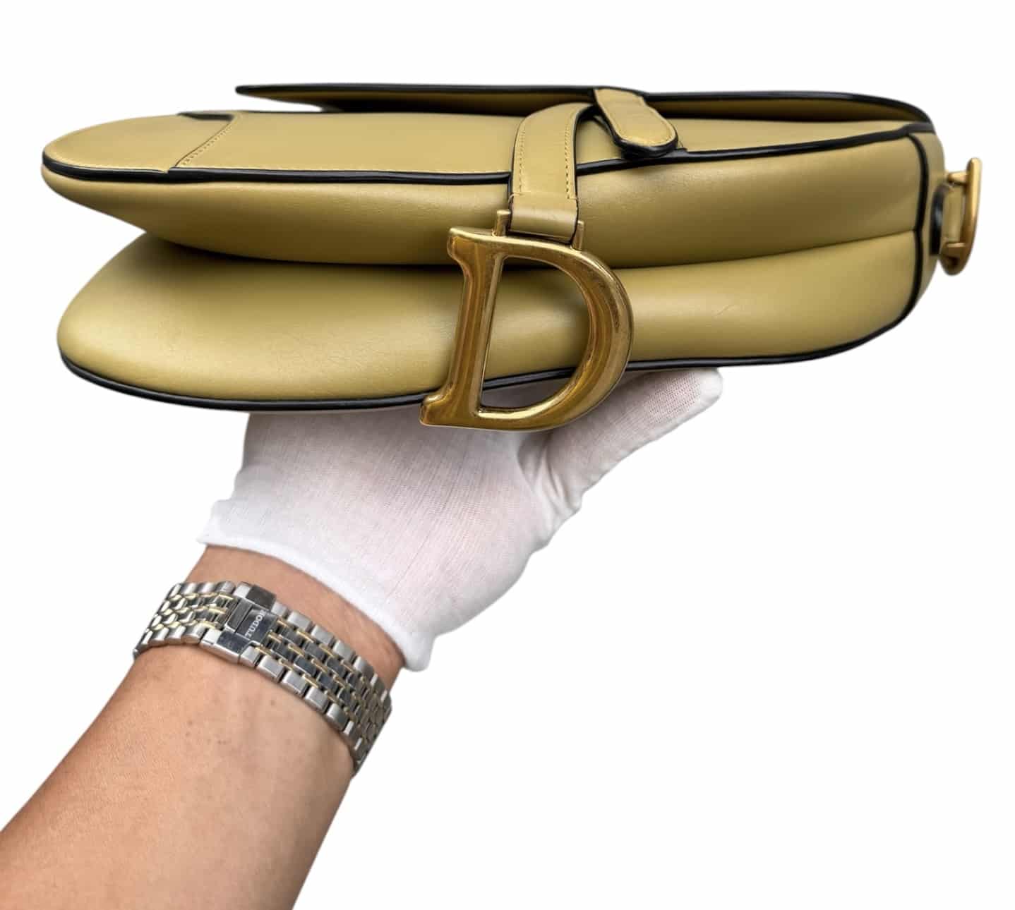 DIOR Saddle Medium Lambskin Shoulder Bag - Image 9