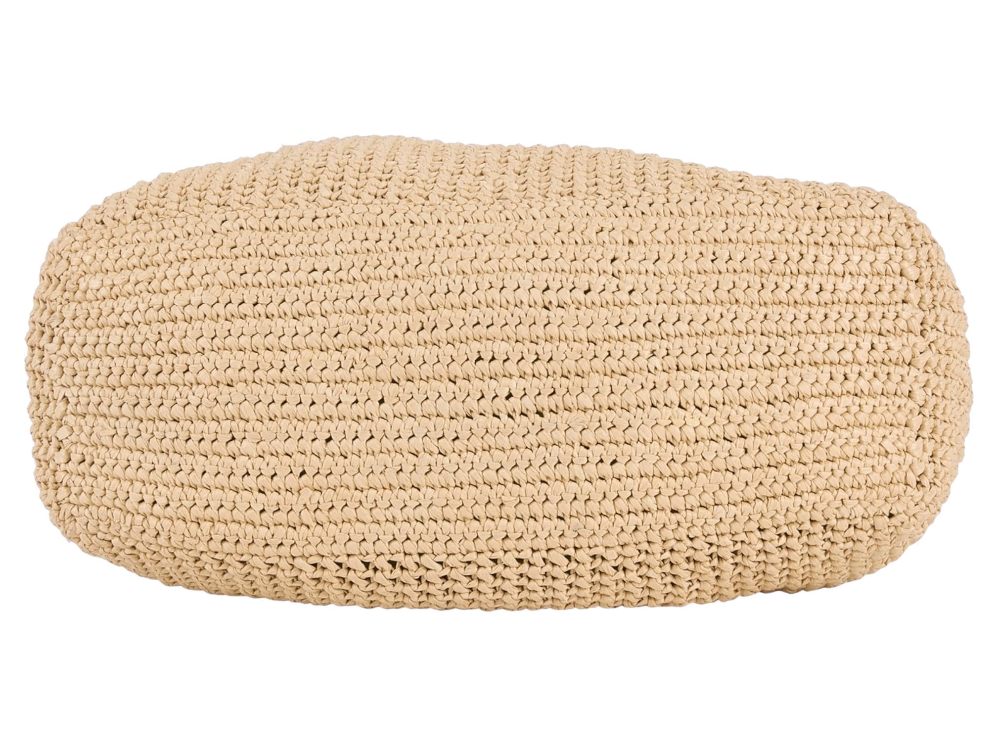 Prada Logo Raffia Tote Bag - Image 2