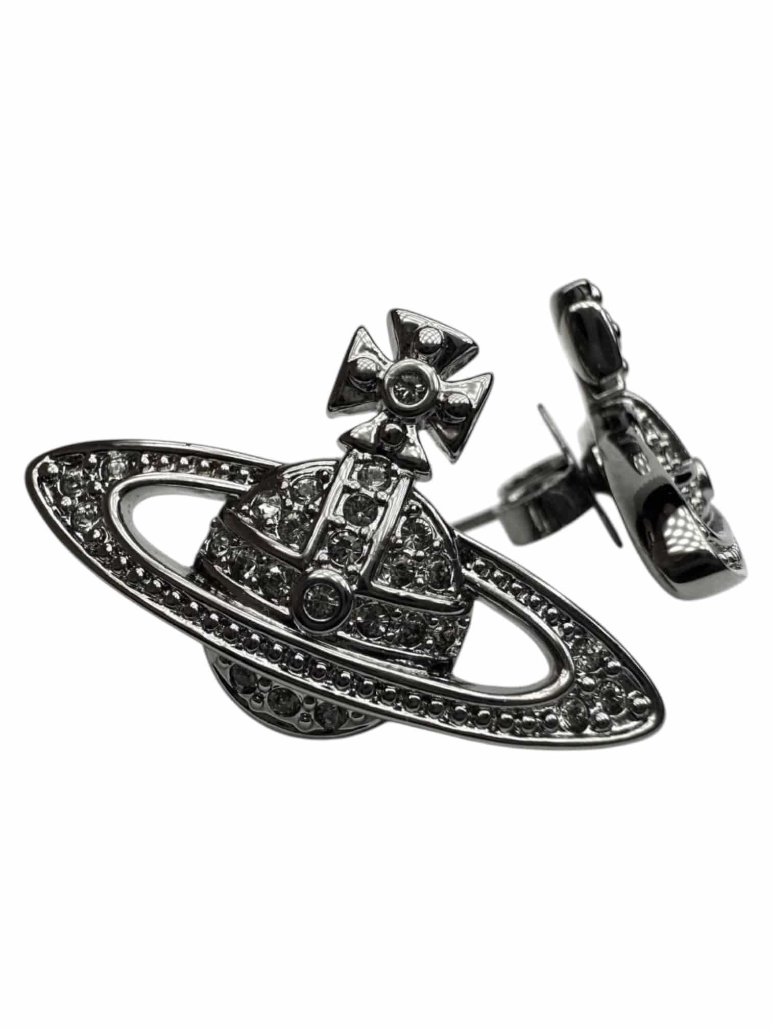 Vivienne Westwood Mini Bas Relief Earrings. - Image 3