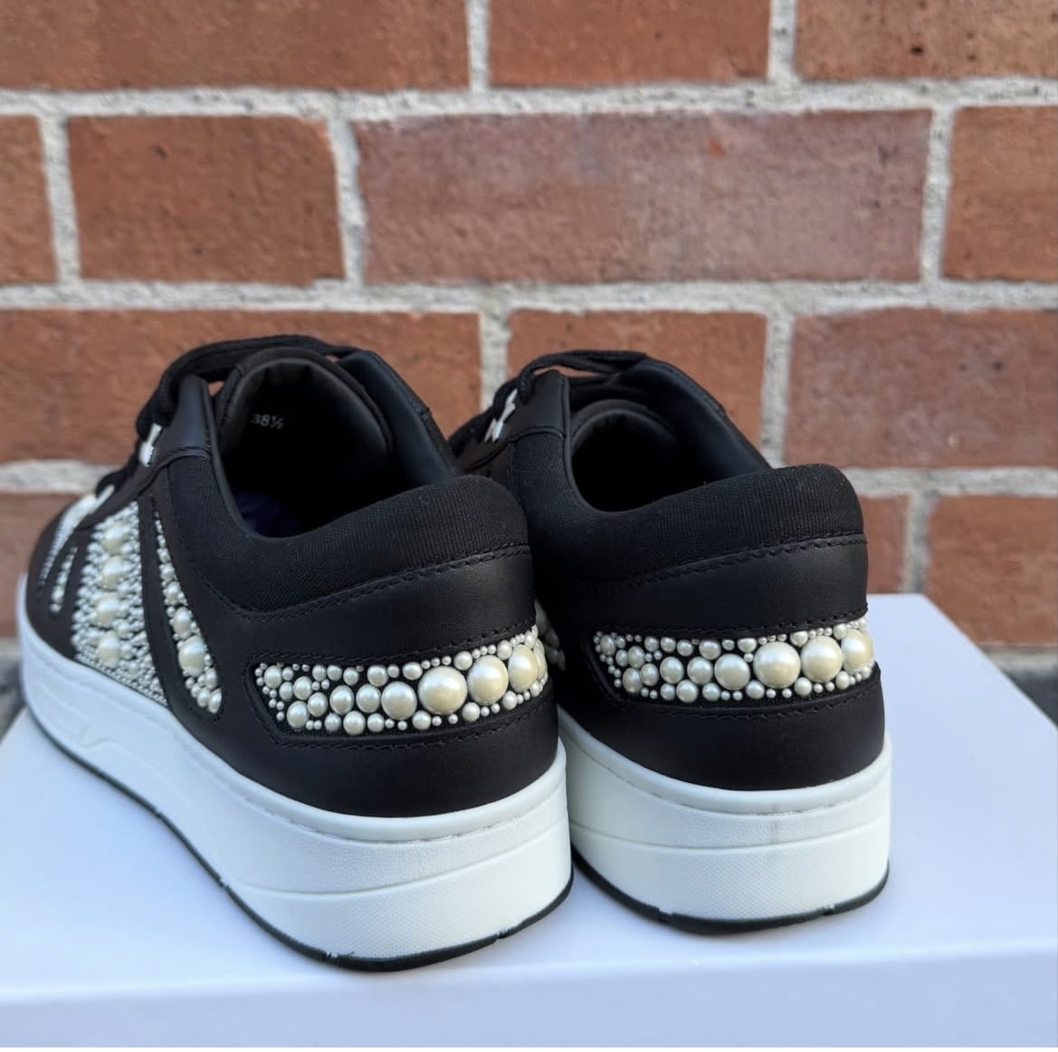 JIMMY CHOO Hawaii Ladies Sneakers (Size 38.5) - Image 9