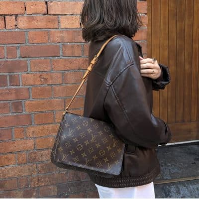 LOUIS VUITTON Vintage Monogram Musette Tango Shoulder Bag.