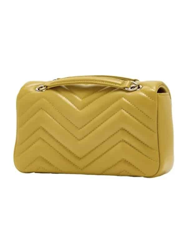 GUCCI GG Marmont Small Mustard Colour Shoulder Bag. - Image 3