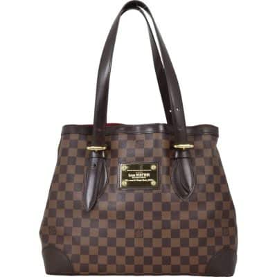 LOUIS VUITTON Damier Ebene Hampstead MM Shoulder Bag
