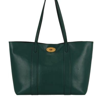 Bayswater Tote Mulberry Green Classic Grain Shoulder Bag