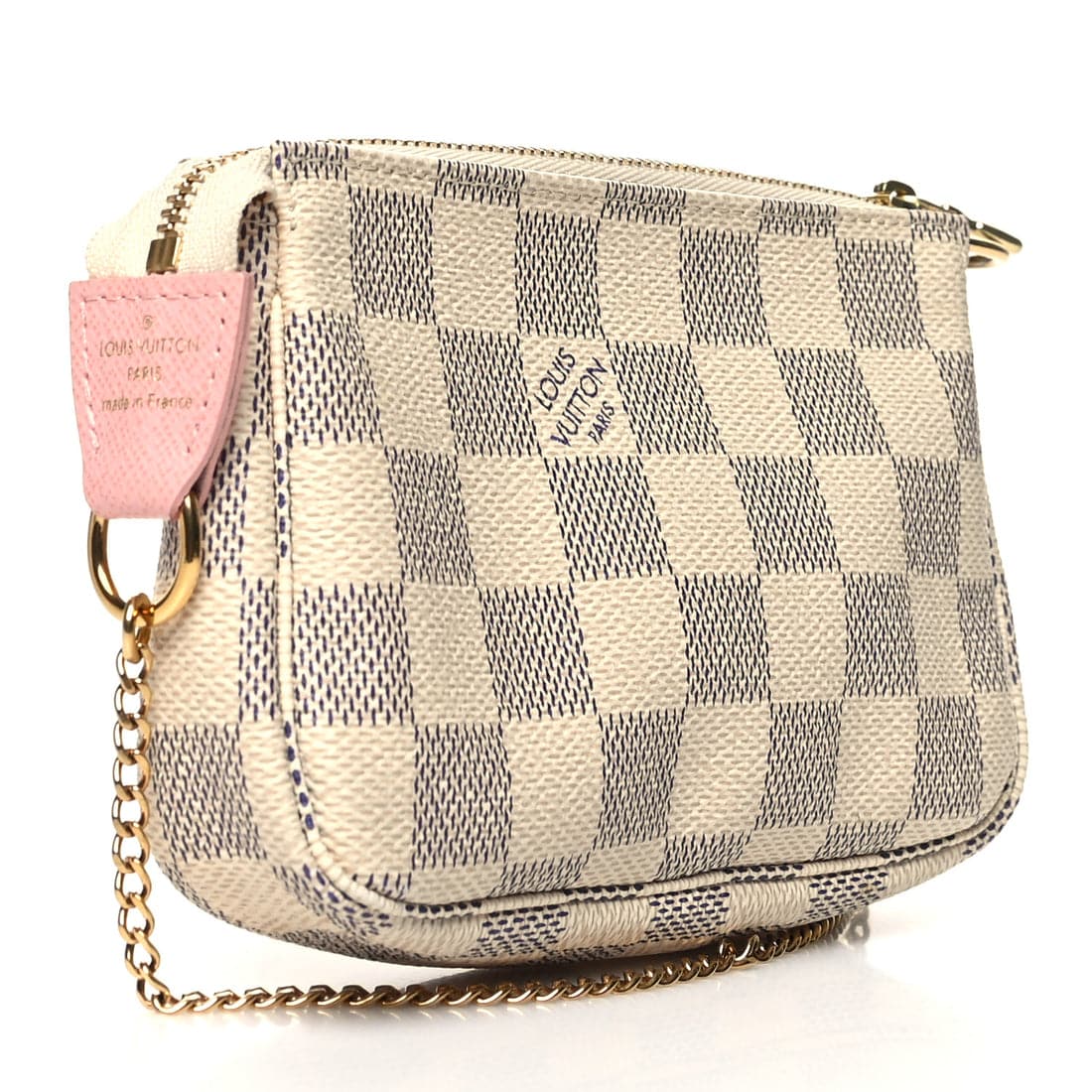 Louis Vuitton Damier Azur 2018 Christmas Animation Mini Pochette Accessories. - Image 3