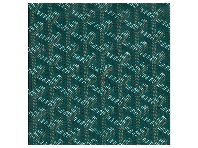 GOYARD Goyardine Senat Pochette in Green. - Image 2