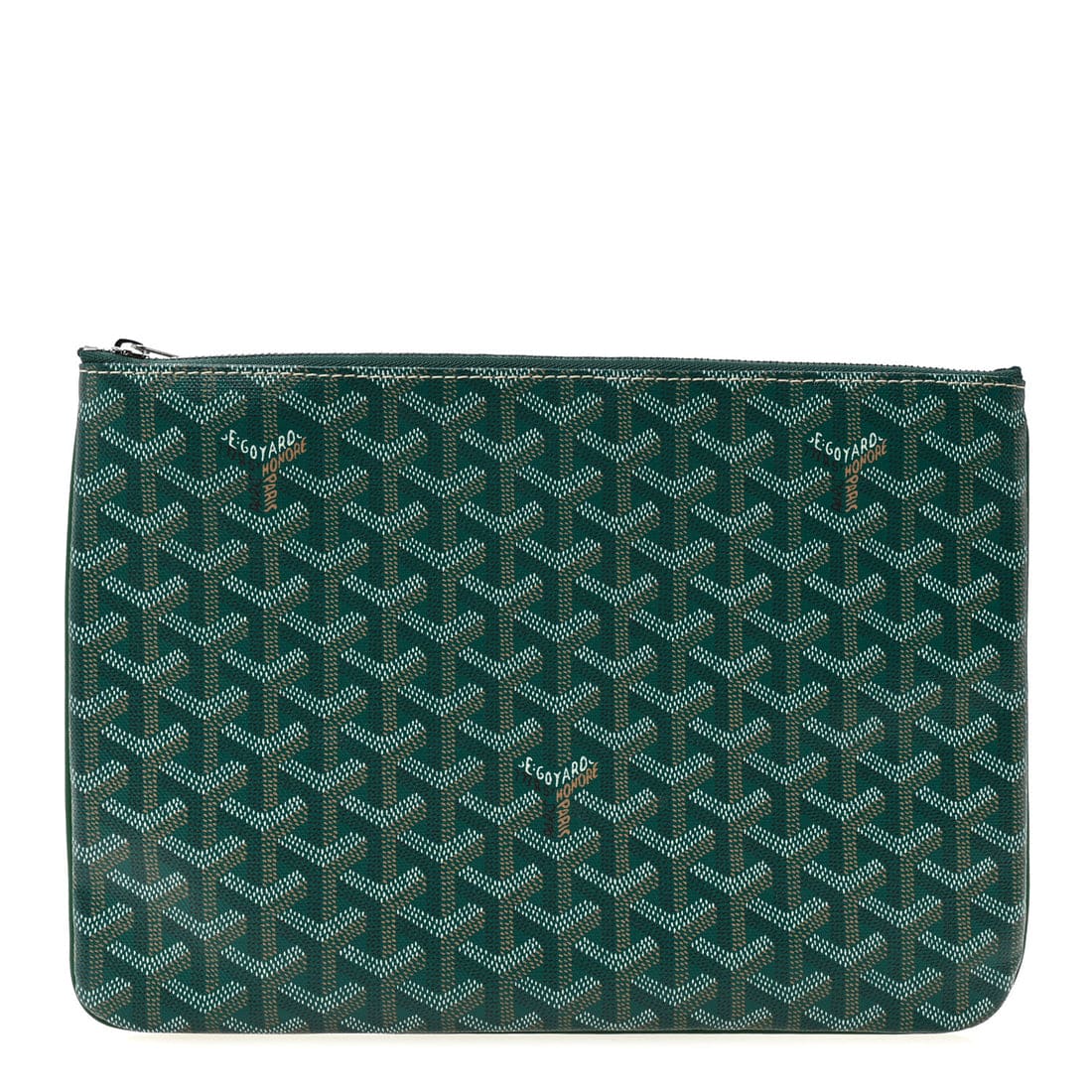 GOYARD Goyardine Senat Pochette in Green. - Image 3