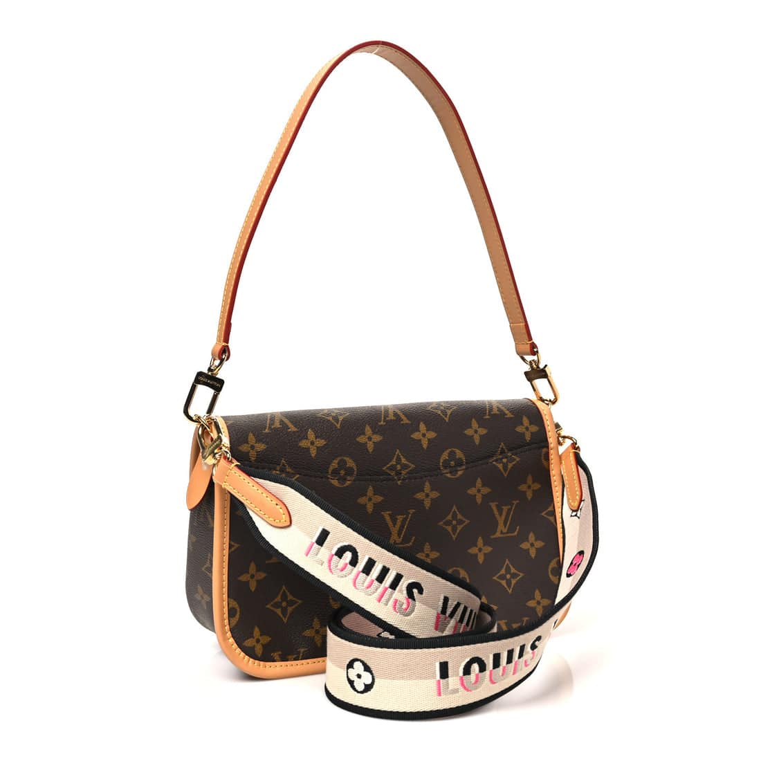 Louis Vuitton Monogram Diane Black Shoulder Crossbody. - Image 3