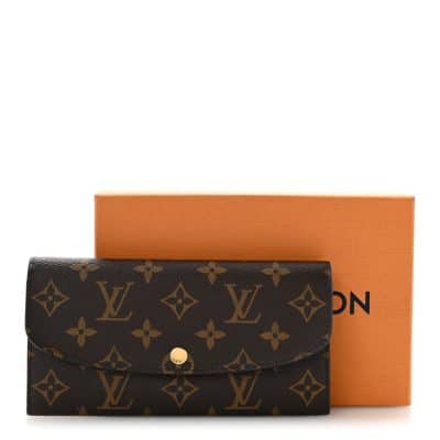 Louis Vuitton Monogram Emilie Wallet Rose Ballerine