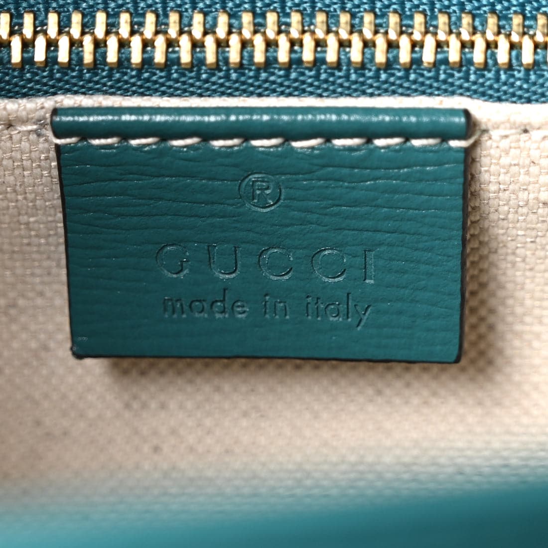 GUCCI Azalea Calfskin medium Horsebit 1955 Shoulder Bag Imperial Blue Pavone. - Image 6
