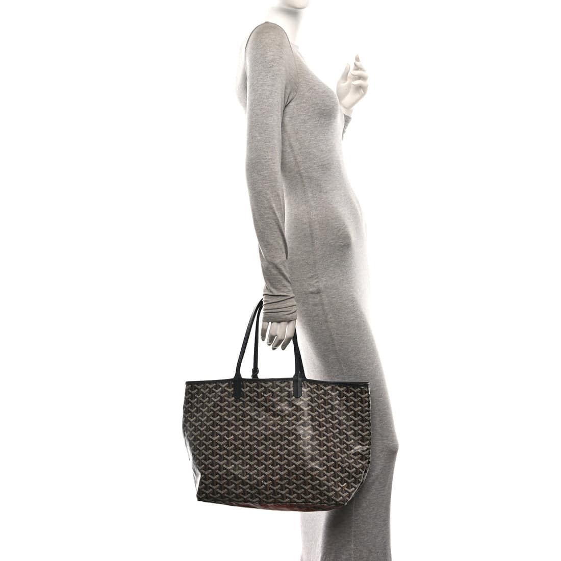 GOYARD Goyardine Saint Louis PM Black. - Image 5