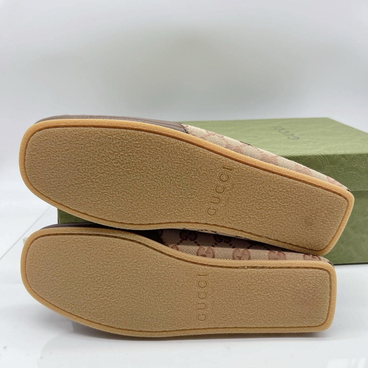 GUCCI Interlocking G Horsebit Logo Supreme Loafer Brown Leather Men's (UK 9) - Image 2