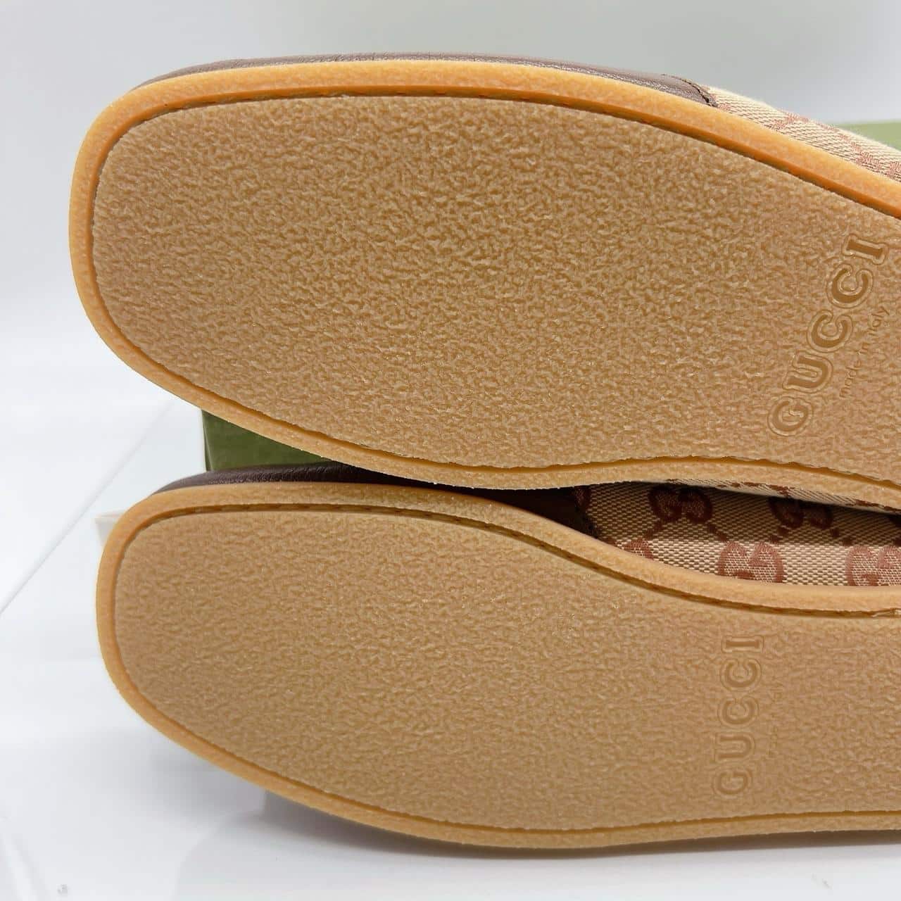 GUCCI Interlocking G Horsebit Logo Supreme Loafer Brown Leather Men's (UK 9) - Image 7