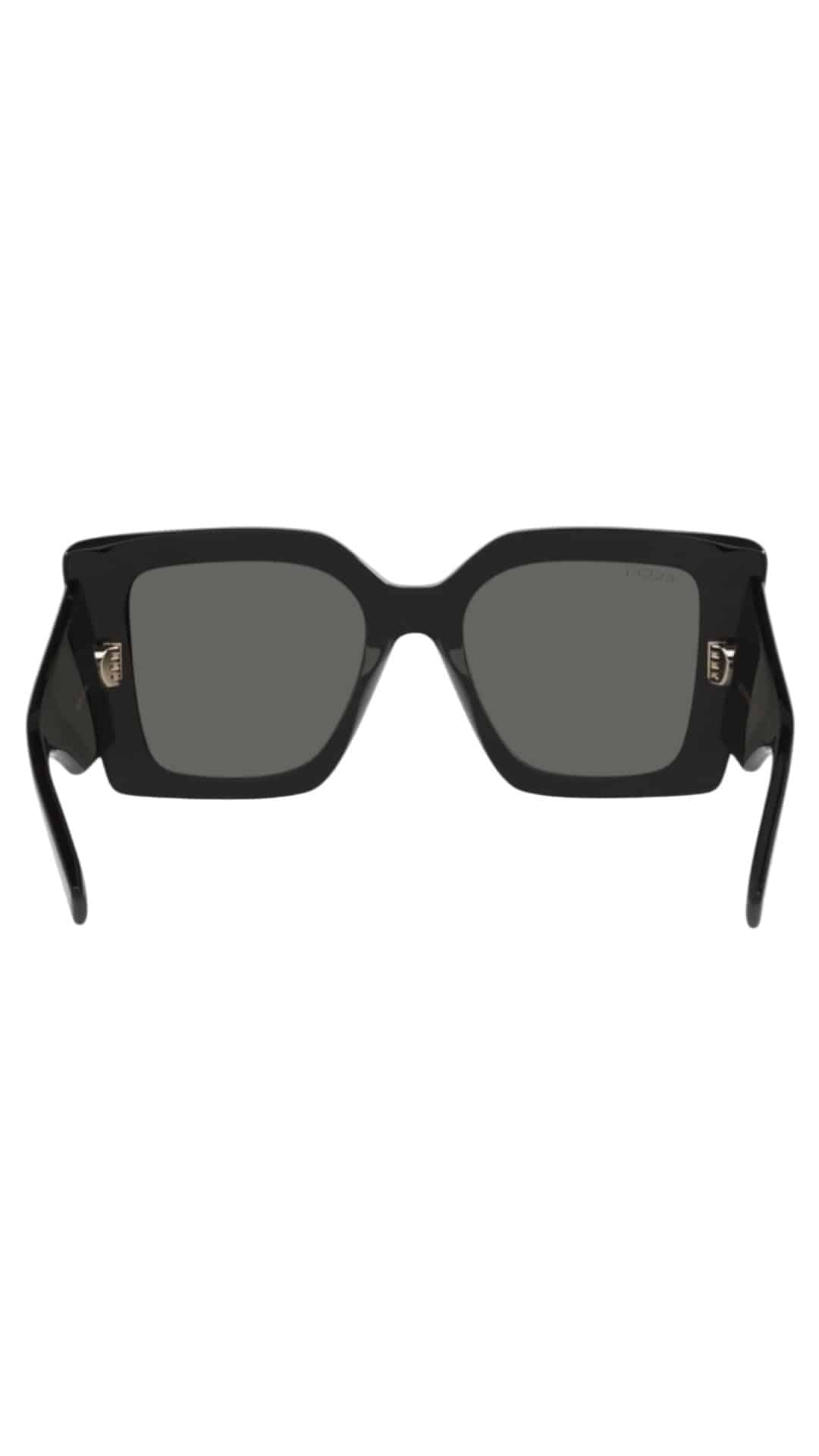 GUCCI Acetate Square Frame GG Oversized Sunglasses Black. - Image 2