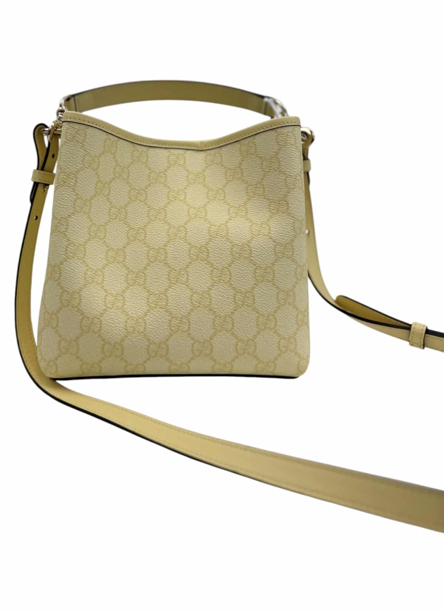 GUCCI Emblem Bucket Bag.