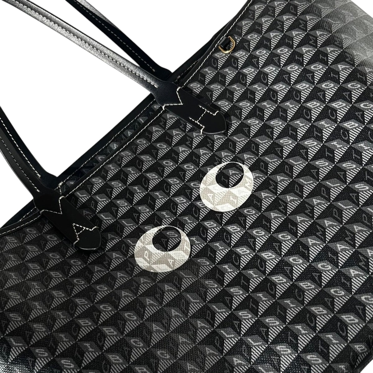 Anya Hindmarch I Am A Plastic Bag Eyes Small Tote. - Image 5
